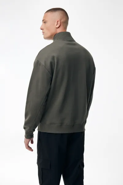 Turtle Half Zip Sweater | Groen