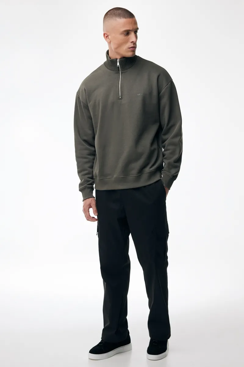 Turtle Half Zip Sweater | Groen