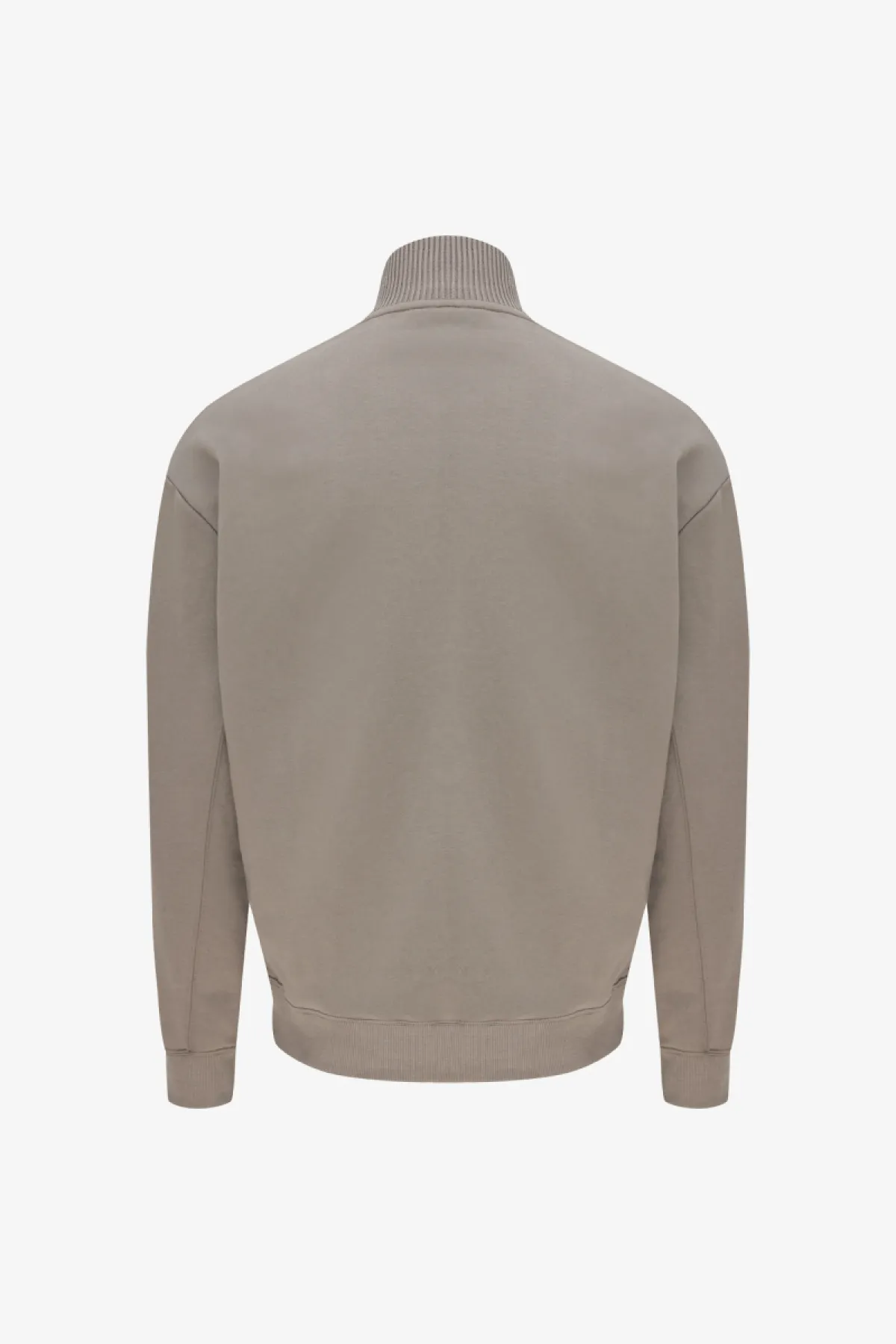 Turtle Half Zip Sweater | Taupe