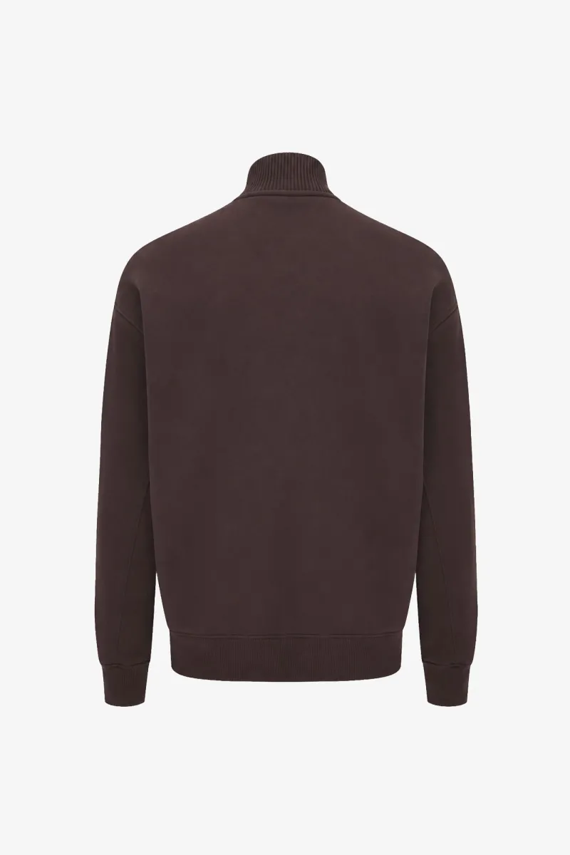 Turtle Half Zip Sweater | Bordeaux