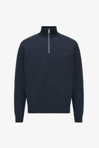 Turtle Half Zip Sweater | Donkerblauw