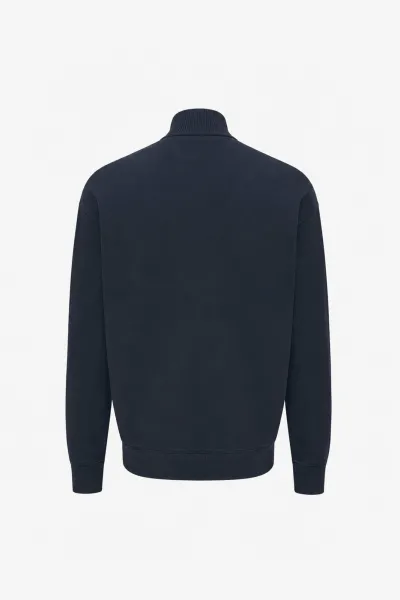 Turtle Half Zip Sweater | Donkerblauw