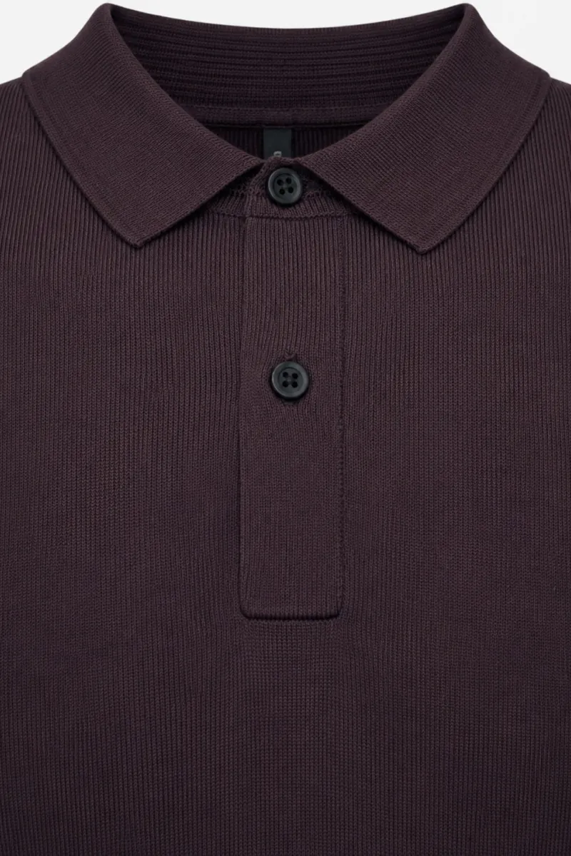 Polo Longsleeve | Bordeaux
