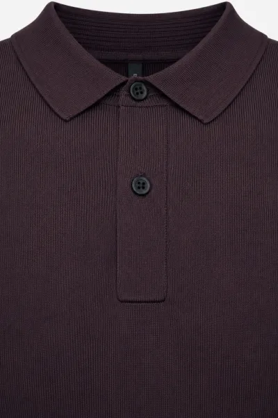 Polo Longsleeve | Bordeaux