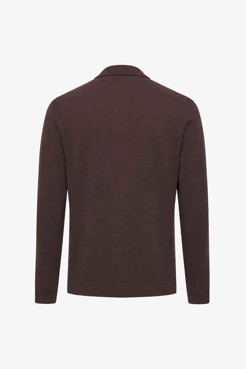Polo Longsleeve | Bordeaux