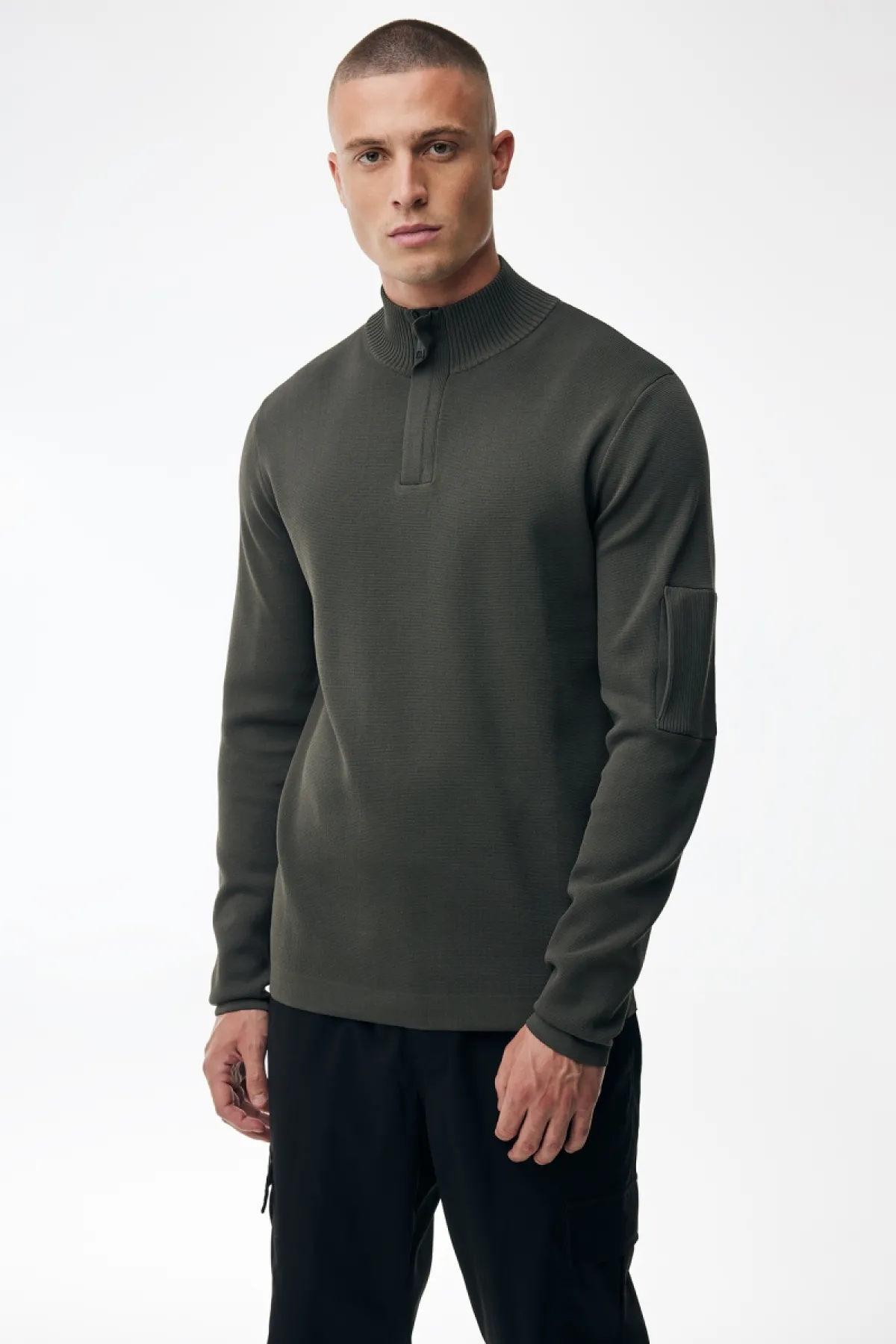 Turtle Zip Longsleeve | Groen