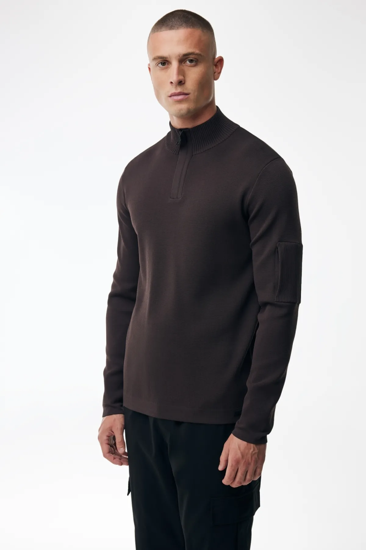 Turtle Zip Longsleeve | Bordeaux