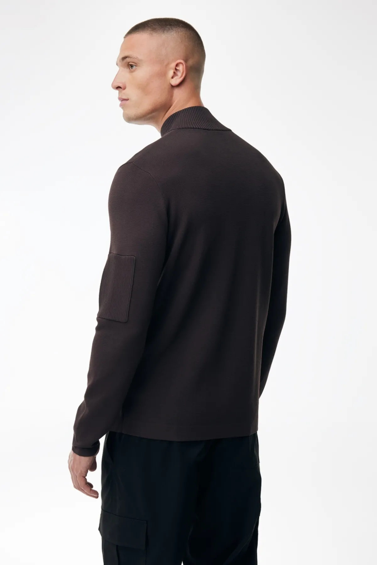 Turtle Zip Longsleeve | Bordeaux