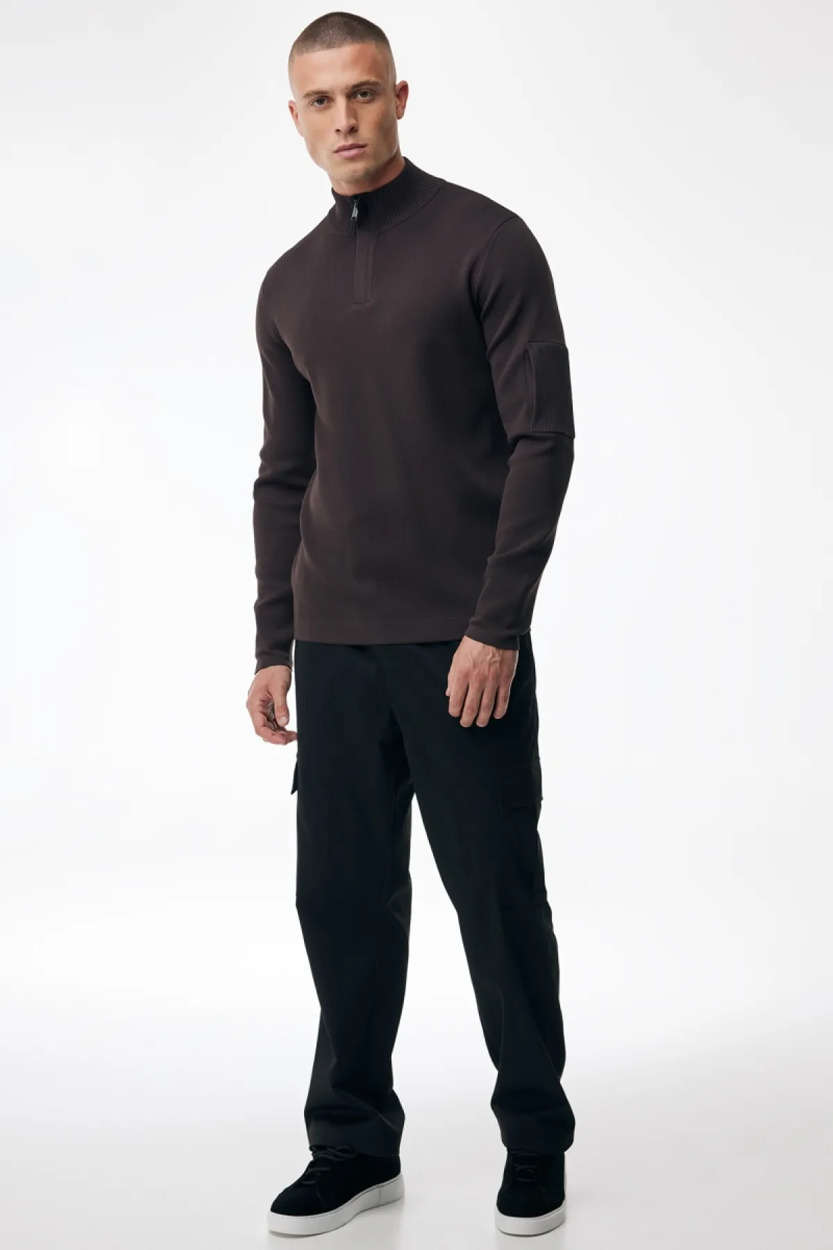 Turtle Zip Longsleeve | Bordeaux