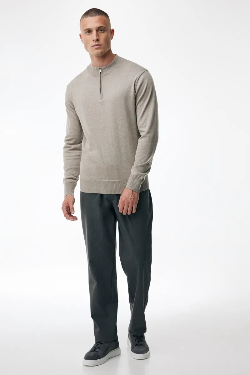 Turtle Zip | Beige