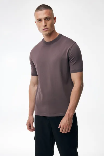 Roundneck T-shirt | Mauve