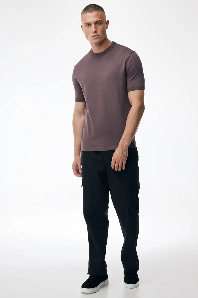 Roundneck T-shirt | Mauve