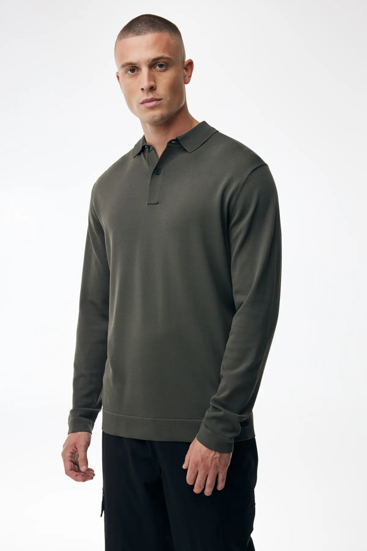 Polo Longsleeve | Groen
