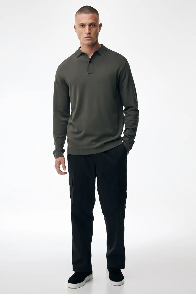 Polo Longsleeve | Groen