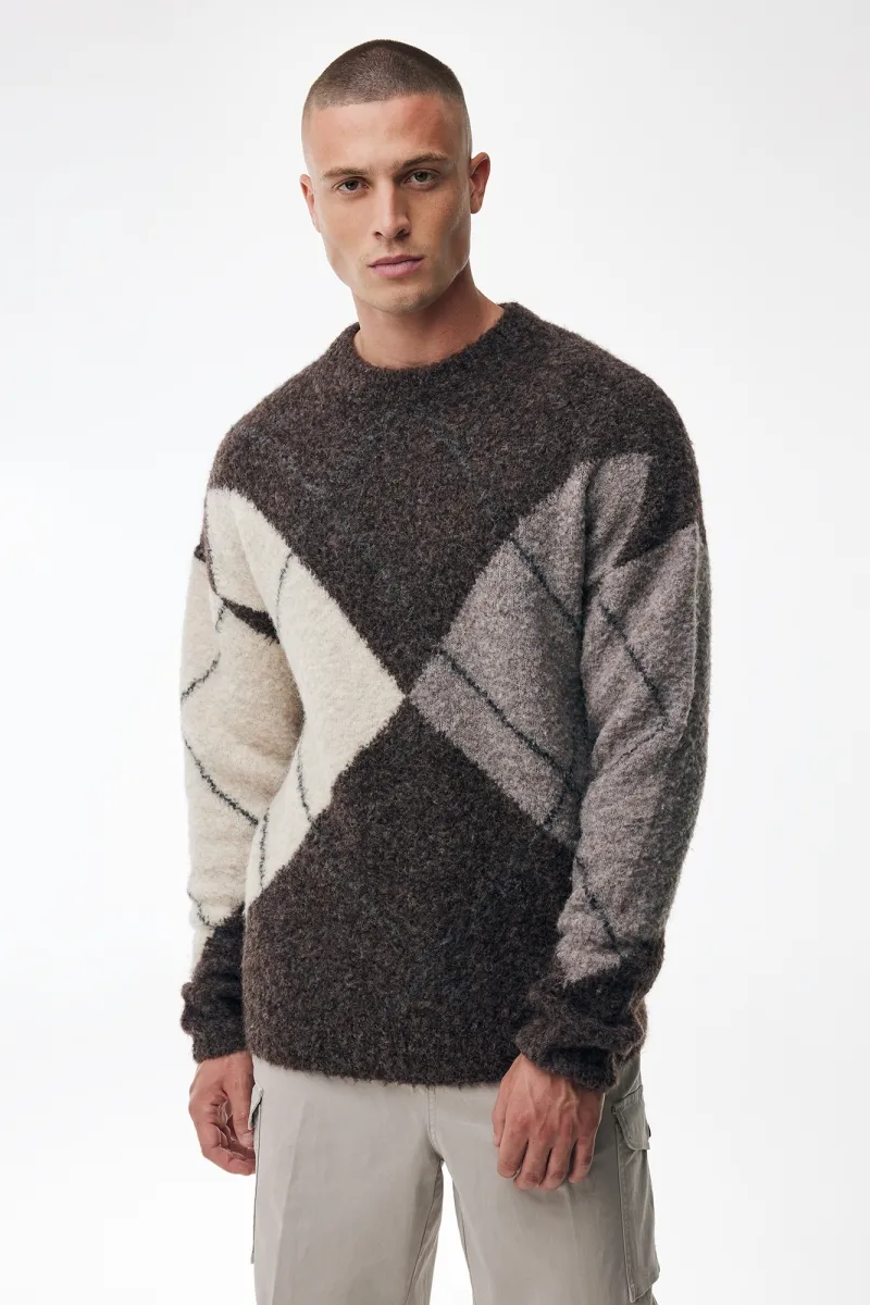 Monogram Brushed Roundneck | Bruin
