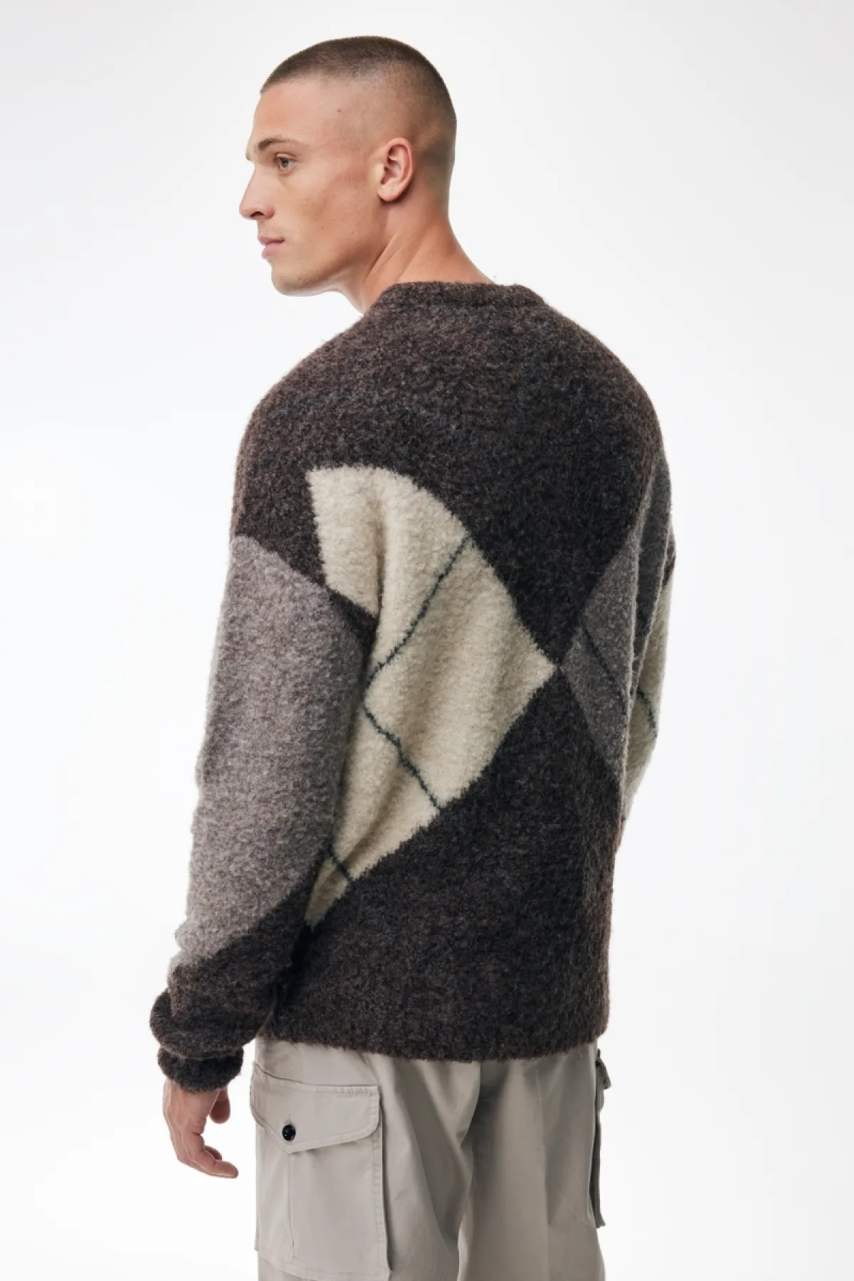 Monogram Brushed Roundneck | Bruin