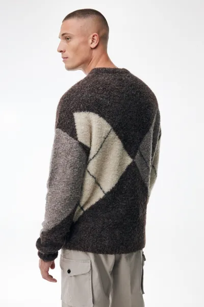 Monogram Brushed Roundneck | Bruin