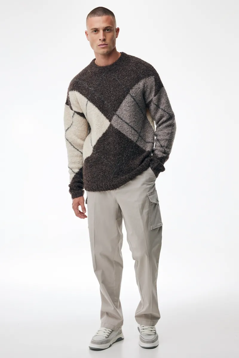 Monogram Brushed Roundneck | Bruin