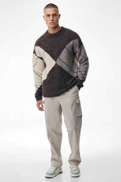 Monogram Brushed Roundneck | Bruin