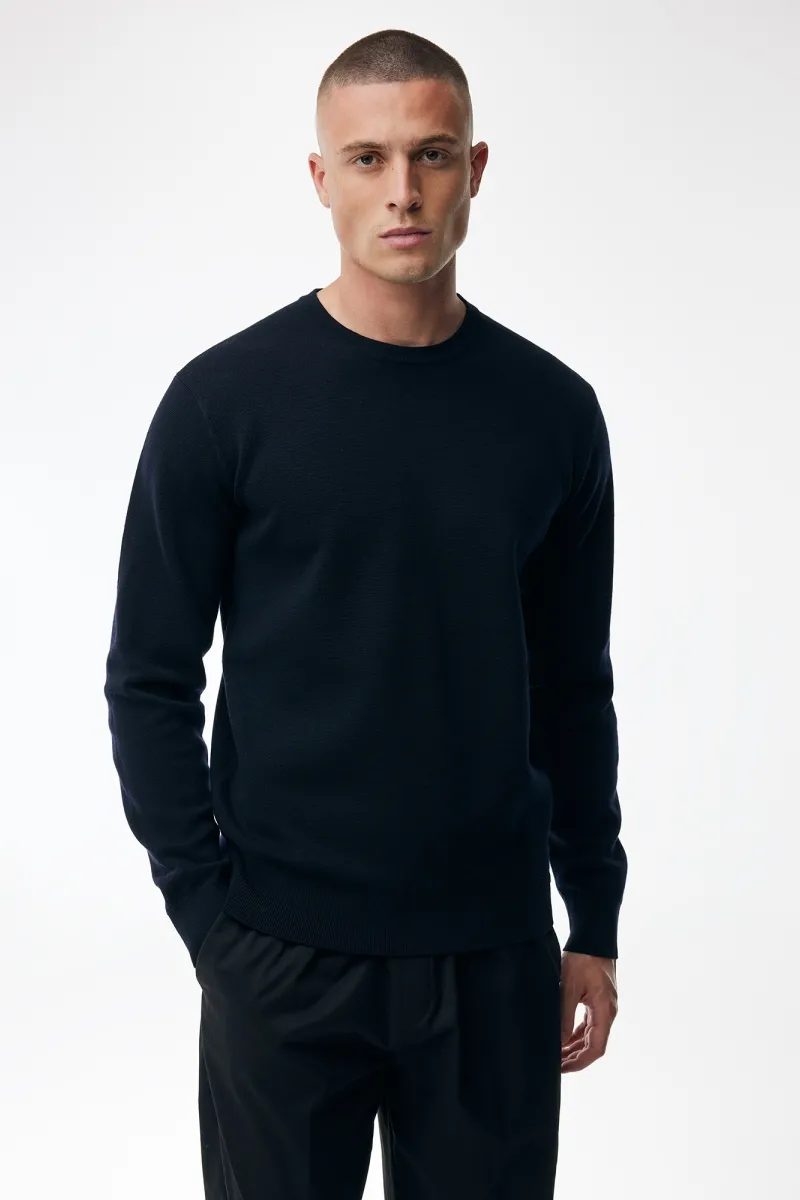 Roundneck | Donkerblauw