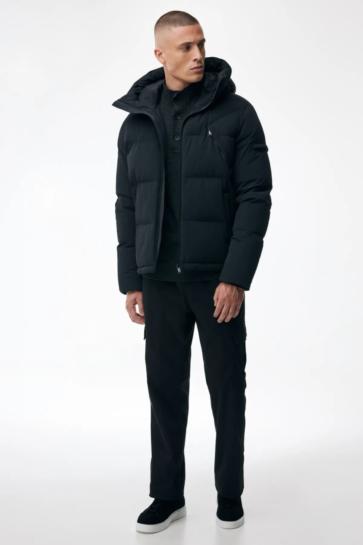Winterjas Cross | Zwart