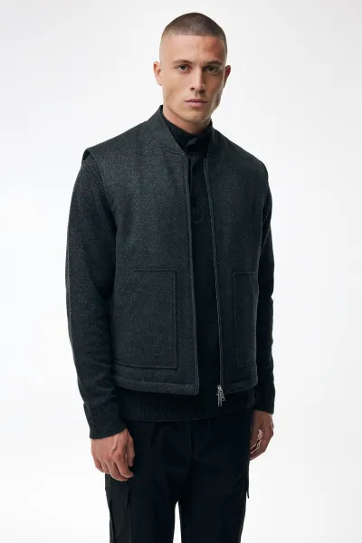 Bodywarmer Zach | Donkergrijs