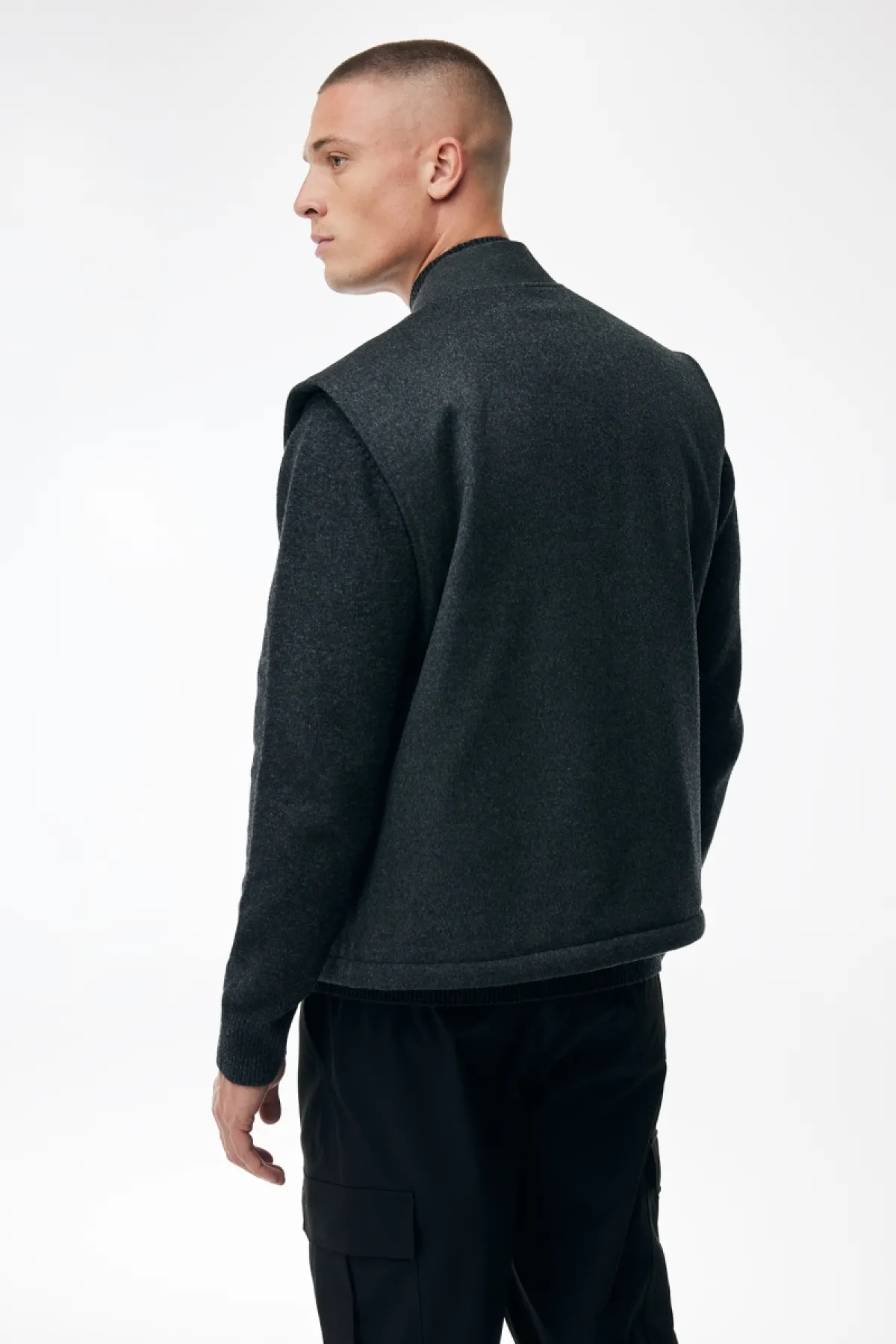 Bodywarmer Zach | Donkergrijs