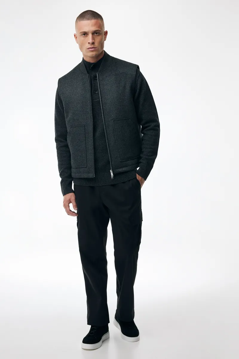 Bodywarmer Zach | Donkergrijs