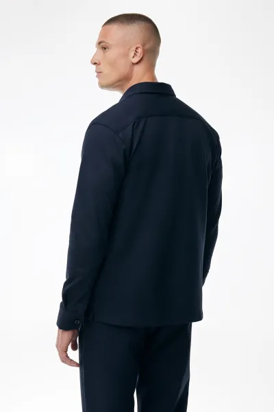 Overshirt Midtown | Donkerblauw
