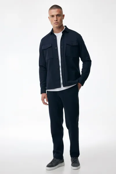 Overshirt Midtown | Donkerblauw