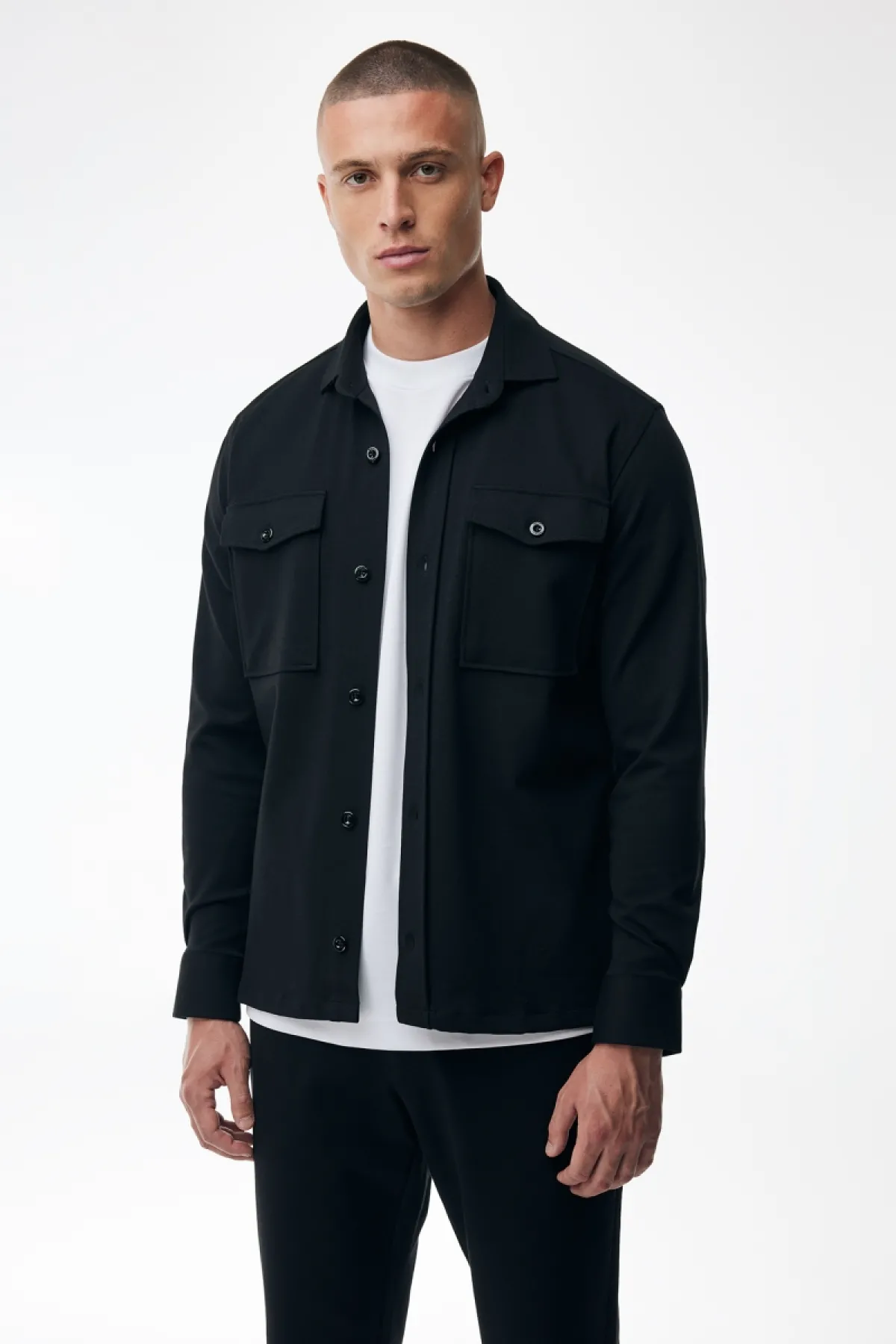 Overshirt Midtown | Zwart