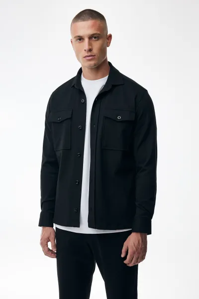 Overshirt Midtown | Zwart