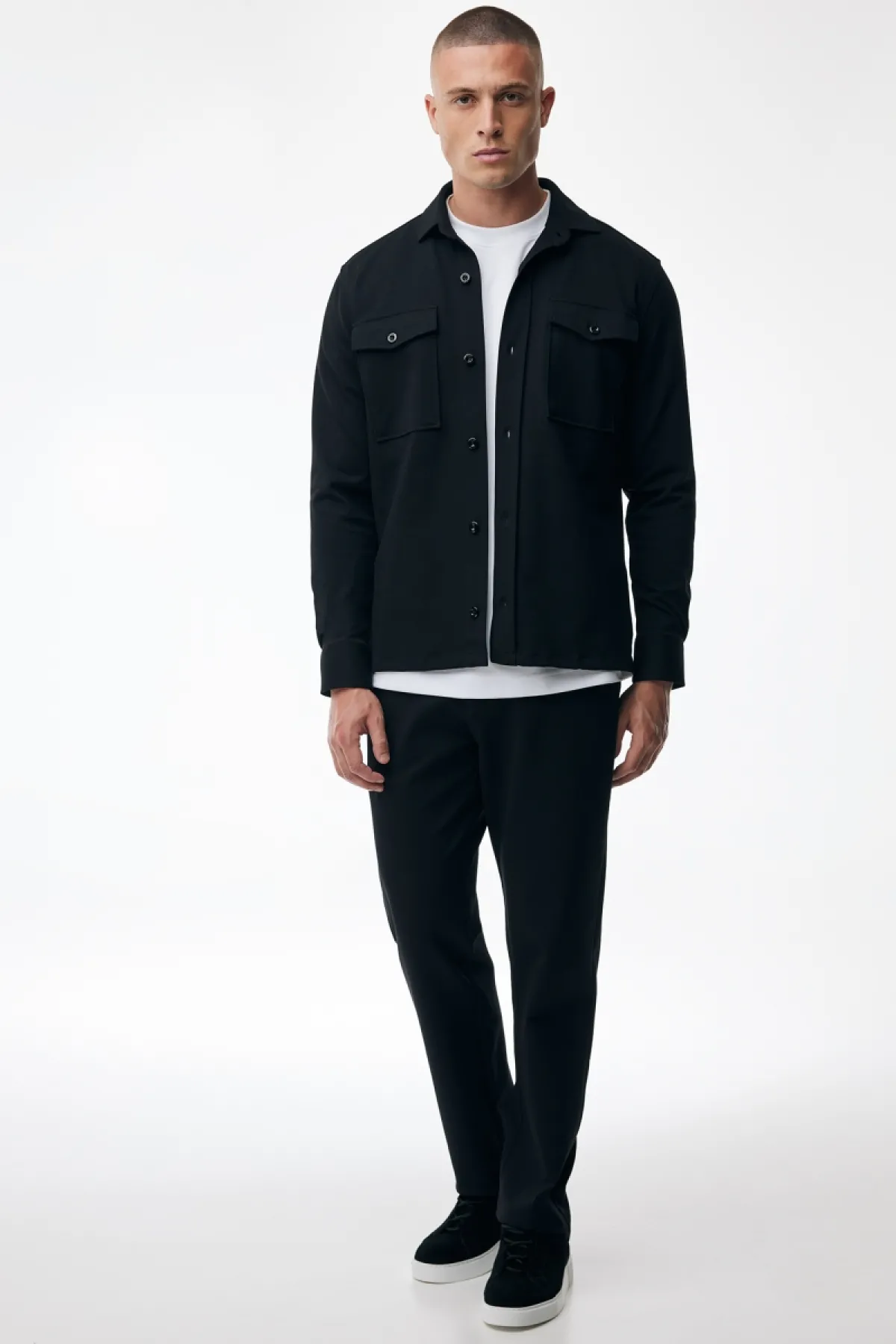 Overshirt Midtown | Zwart