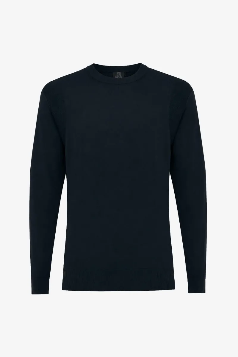 Roundneck | Donkerblauw