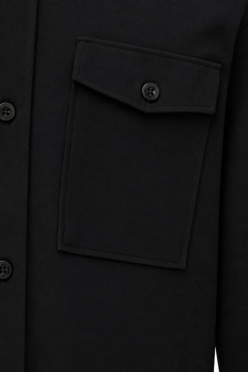 Overshirt Midtown | Zwart