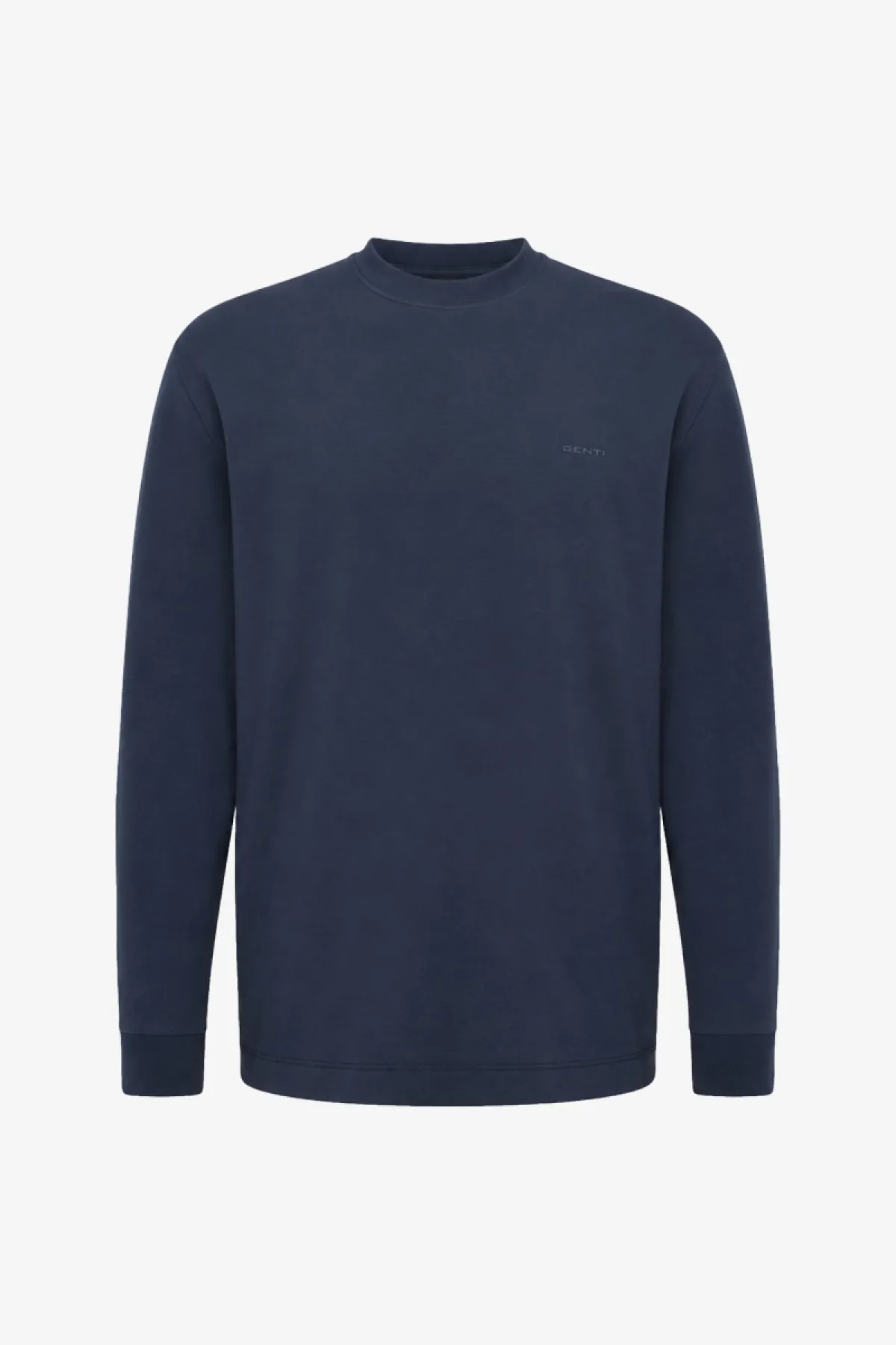Longsleeve T-Shirt | Donkerblauw