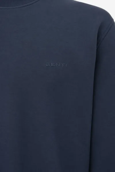 Longsleeve T-Shirt | Donkerblauw