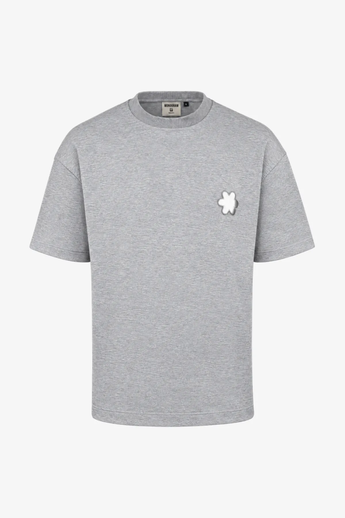 Monogram Chrome T-shirt | Grijs