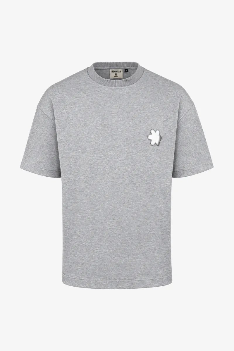 Monogram Chrome T-shirt | Grijs