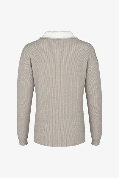 Relaxed Turtle Zip | Beige