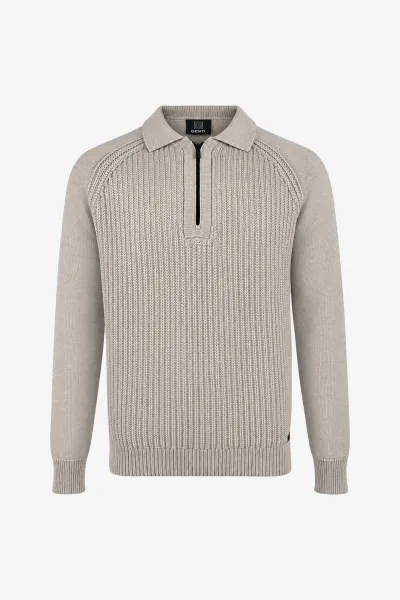 Polo Zip | Beige