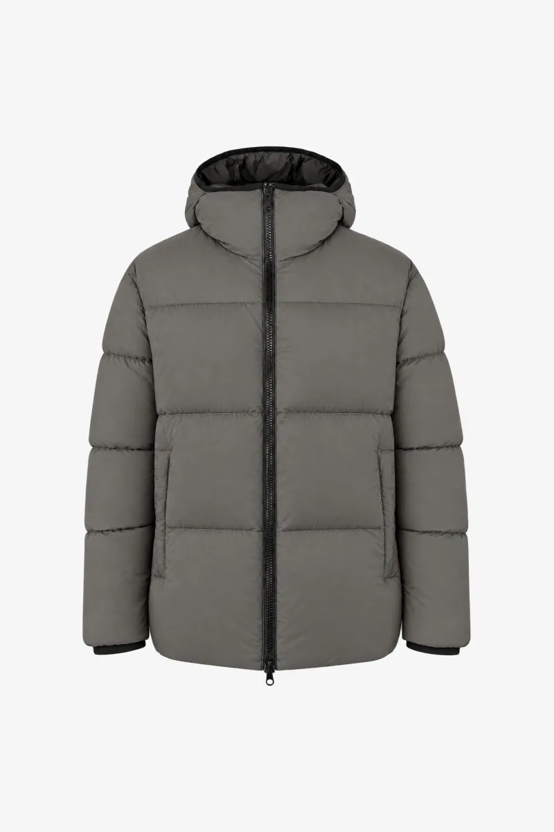 Monogram Winterjas Knox | Donkergrijs