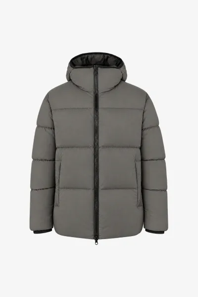 Monogram Winterjas Knox | Donkergrijs