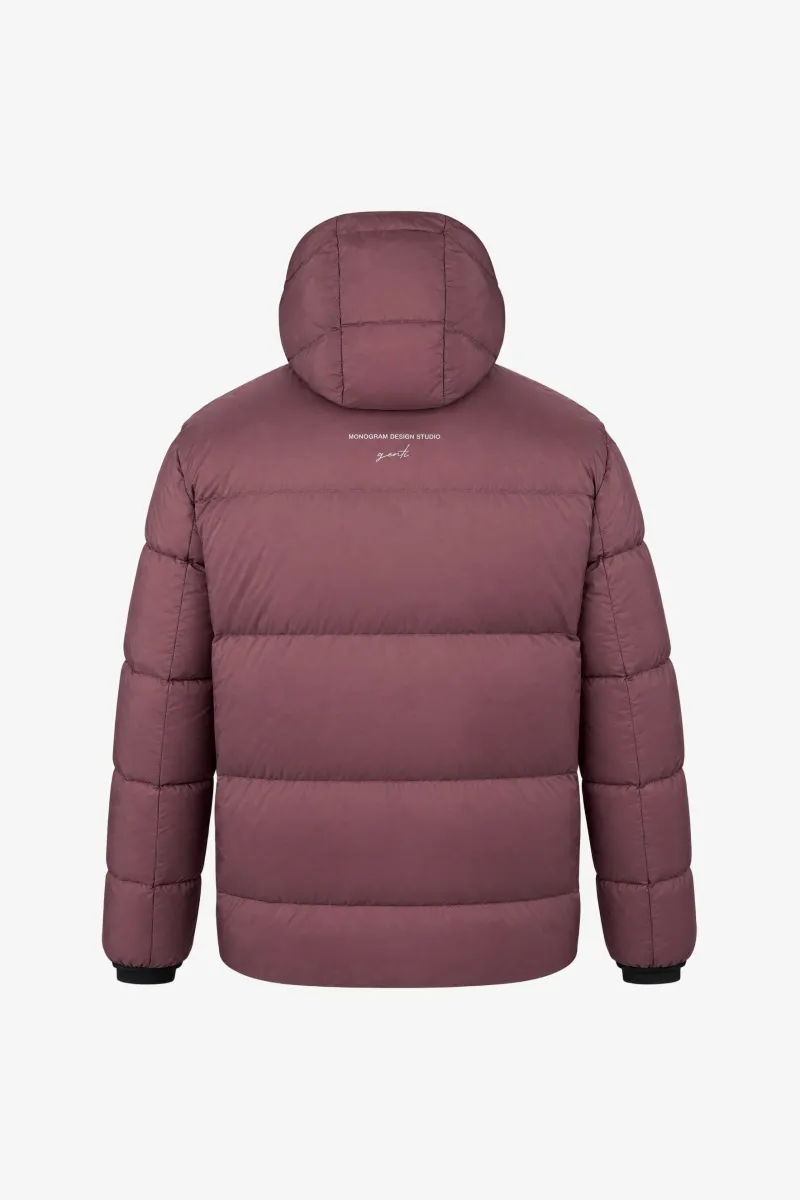 Monogram Winterjas Knox | Bordeaux