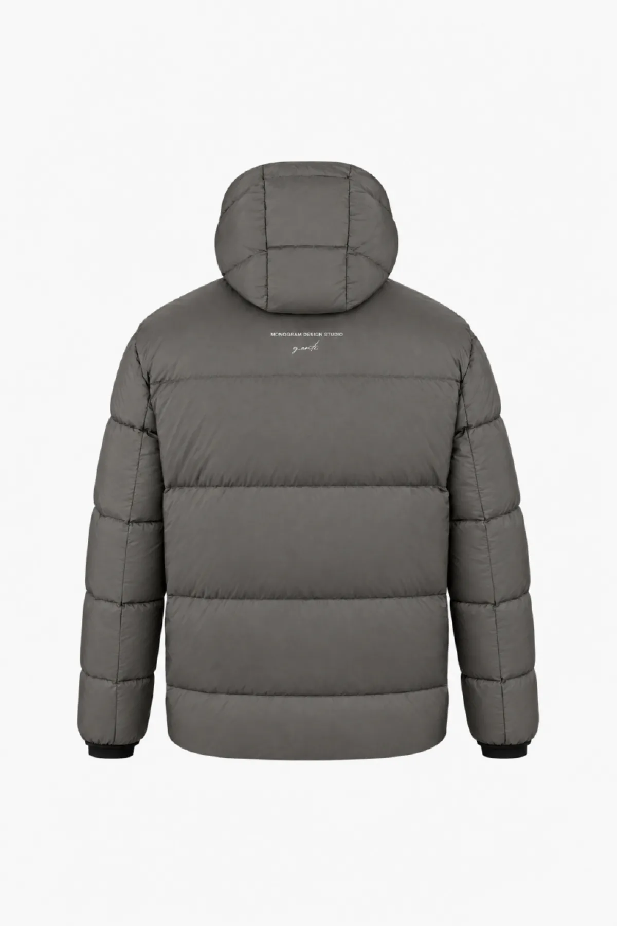 Monogram Winterjas Knox | Donkergrijs