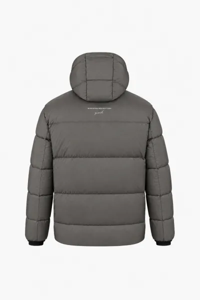 Monogram Winterjas Knox | Donkergrijs