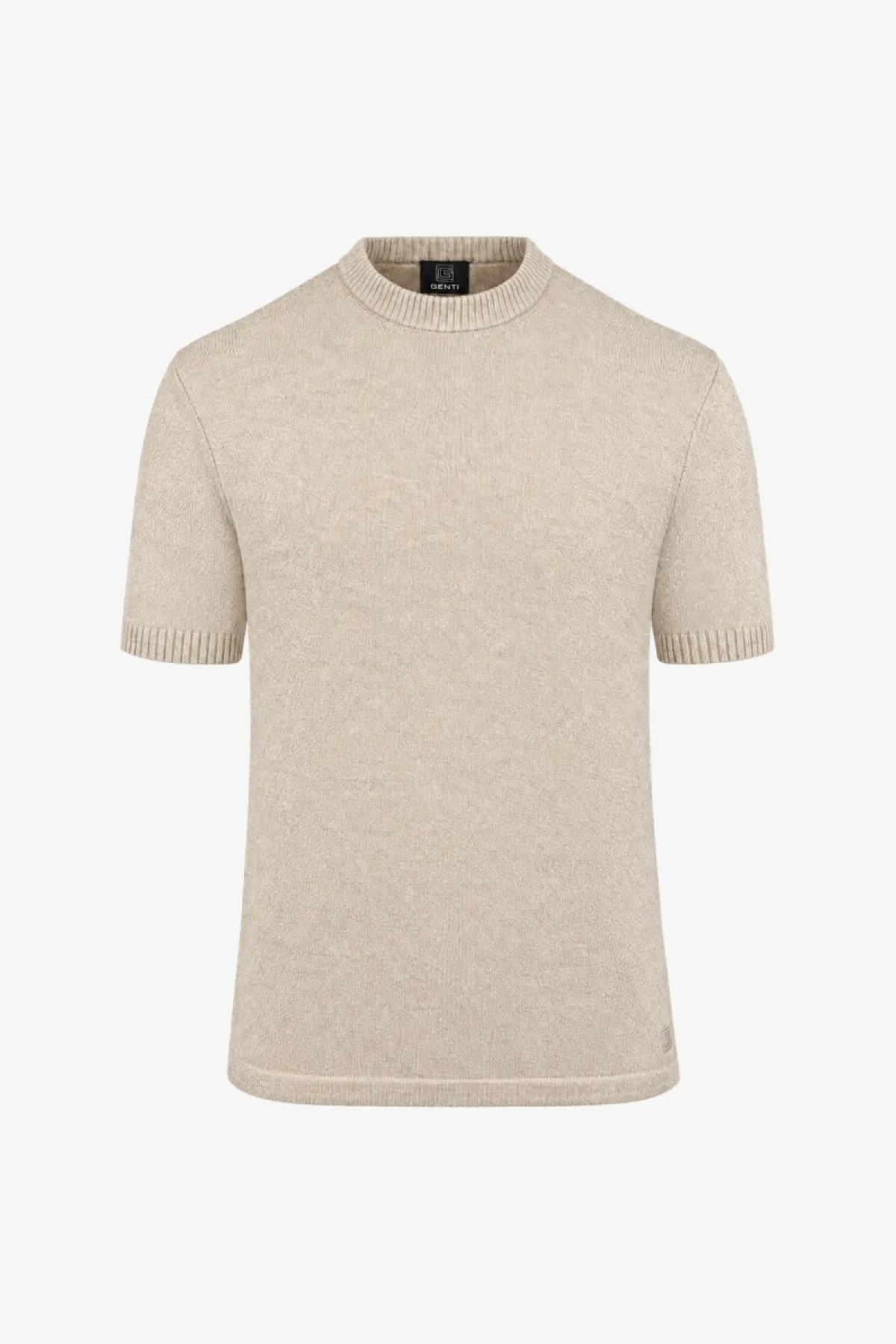 Bouclé T-shirt | Beige
