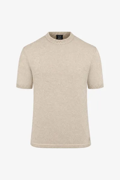 Bouclé T-shirt | Beige