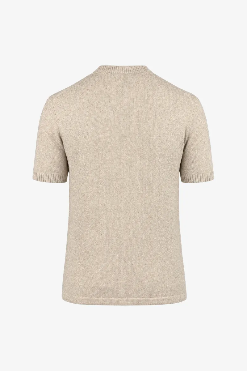 Bouclé T-shirt | Beige
