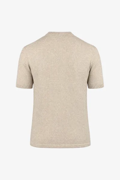 Bouclé T-shirt | Beige